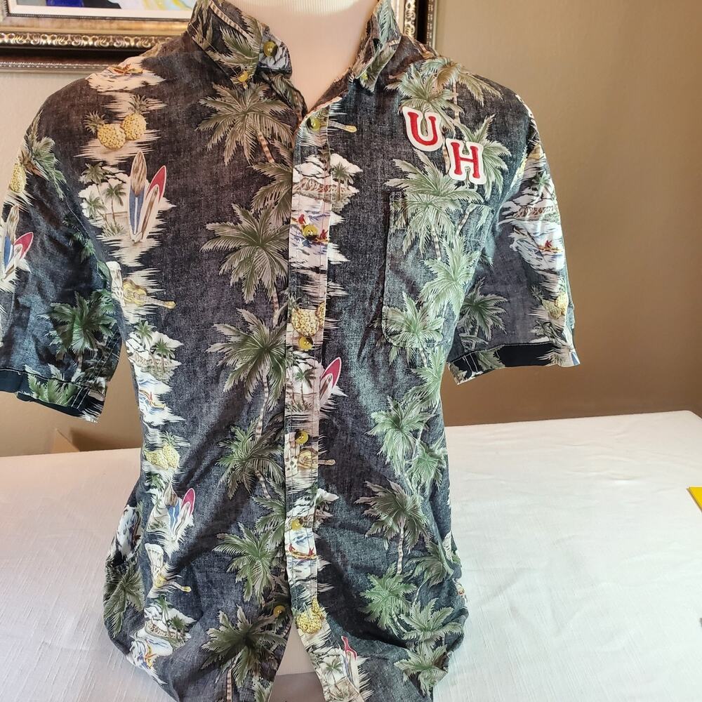 Rustic Souls Men's Shirt XL | Button Down Short-Sleeve | UH Logo